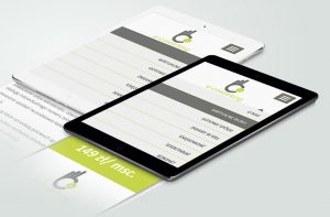 Responsywny projekt strony www wirtualnego biura firmy „e-coworking”. Strona internetowa CMS (system zarządzania treścią).