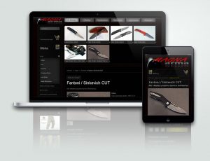 Strona internetowa firmy Magna arma.