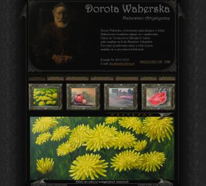 Strona internetowa Doroty Waberskiej. Malarstwo Artystyczne.