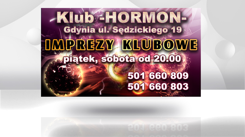 Projekt baneru klubu Hormon z Gdyni