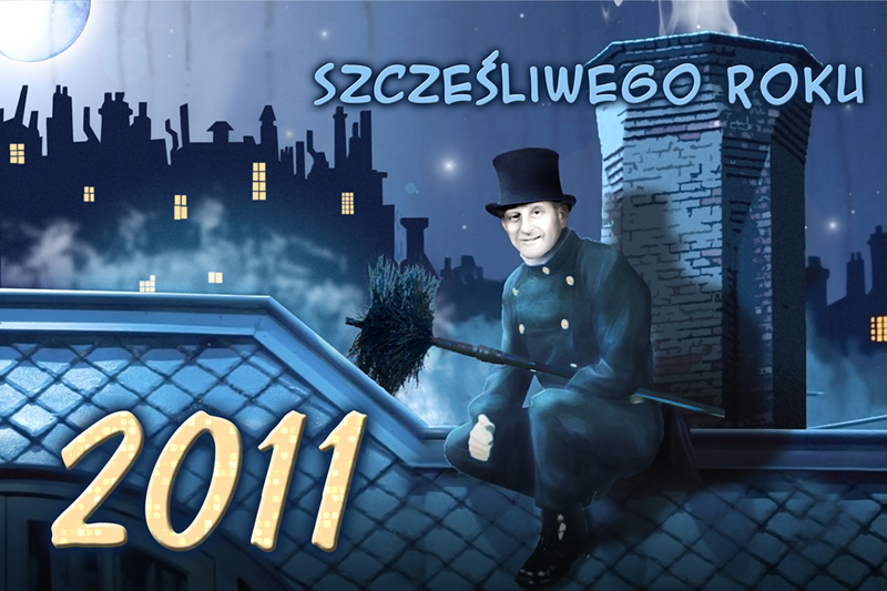 Projekt kalendarza "Zakład kominiarski". Projekt "Biba visual communication". Gdynia - Trójmiasto - Pomorskie.