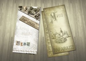 Karta menu restauracji Paparazzi