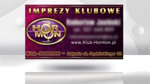 Projekt wizytówki klubu Hormon z Gdyni