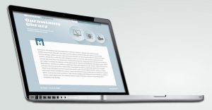 Projekt strony internetowej www firmy M-studio.