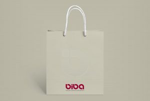 Torba z logotypem firmy "Biba visual communication"