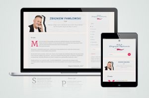 Projekt strony internetowej z panelem CMS dla Zbigniewa Pawłowskiego - Poety o pseudonimie "IGŁA".