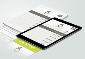 Responsywny projekt strony www wirtualnego biura firmy „e-coworking”. Strona internetowa CMS (system zarządzania treścią).